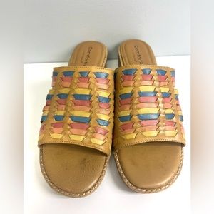 Comfortiva- Womens Woven Sandal/Wedge, Size:‎ 9-1/2M